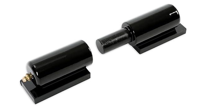 7" Heavy Duty Barrel Hinge for Swing Gates & Doors, Weld-on, 900Lbs Capacity, Steel, Black, 4Pcs, Magnetic, Hardware, Industrial Parts