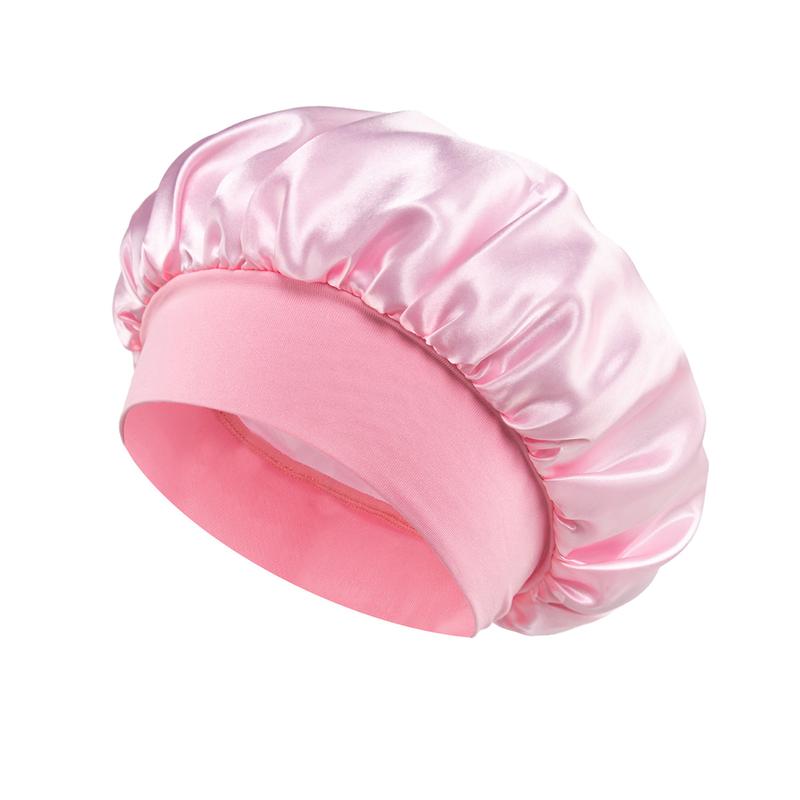 Solid Color Sleeping Eye Mask Set, 1pc Sleeping Eye Mask & 1pc Hair Tie & 1pc Shower Cap & 2pcs Soft Pillowcase, Bedding Accessories Kit for Home, Hair Bonnet, Hair Scrunchies, Night Mask, Pink Skincare Products, Sleep Aid Products, Eye Cover