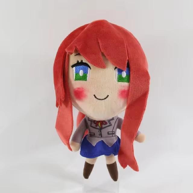 20cm Game Doki Doki Literary Club Plush Toys Anime Cosplay Monika Natsuki Sayori Yuri Dolls