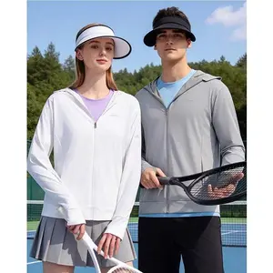 Supield UPF50+ Full-Band UV Protection Sunscreen Jacket Lightweight Cooling Skin Coat for Men Women Summer Outdoor Sun Clothing