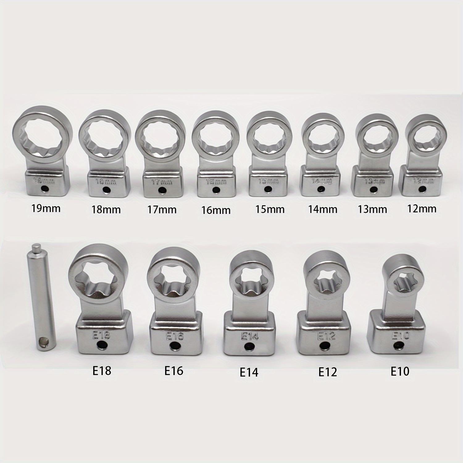 SUNDAY MIRTH 15PCS Universal Auxiliary Idler Belt Tensioner Pulley Removal Tool Kit, Serpentine Belt Tension Pulley Wrench Set, Engine Timing Belt Tensioning Nut Bolt Screw Remover