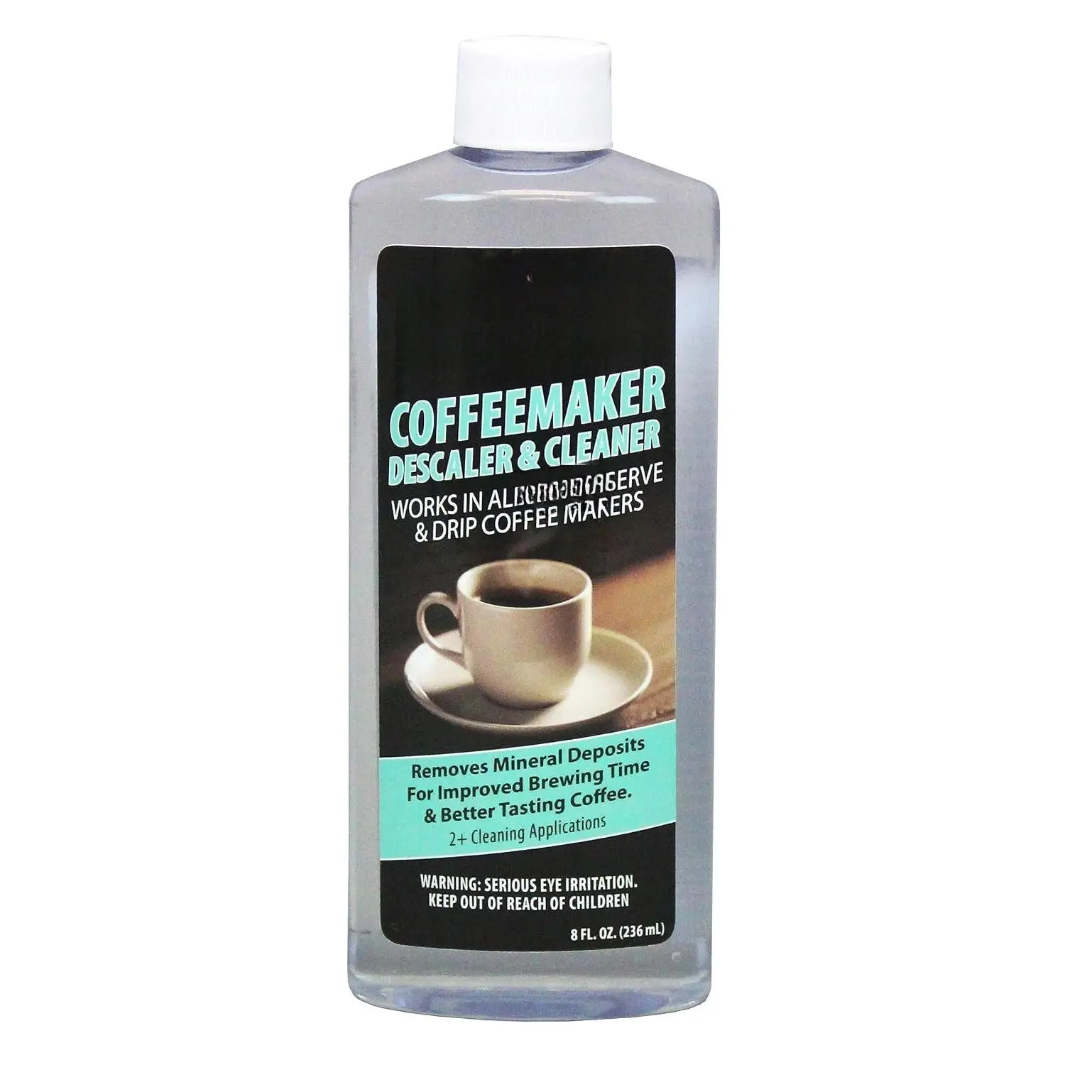 Product Title Coffee Maker Cleaner (8 Fl Oz.) - Automatic Drip & Single Serve Coffeemaker Descaler/Removes Mineral, Hard Water, Lime, & Calcium Deposits/Improves Brewing Time & Coffee Taste