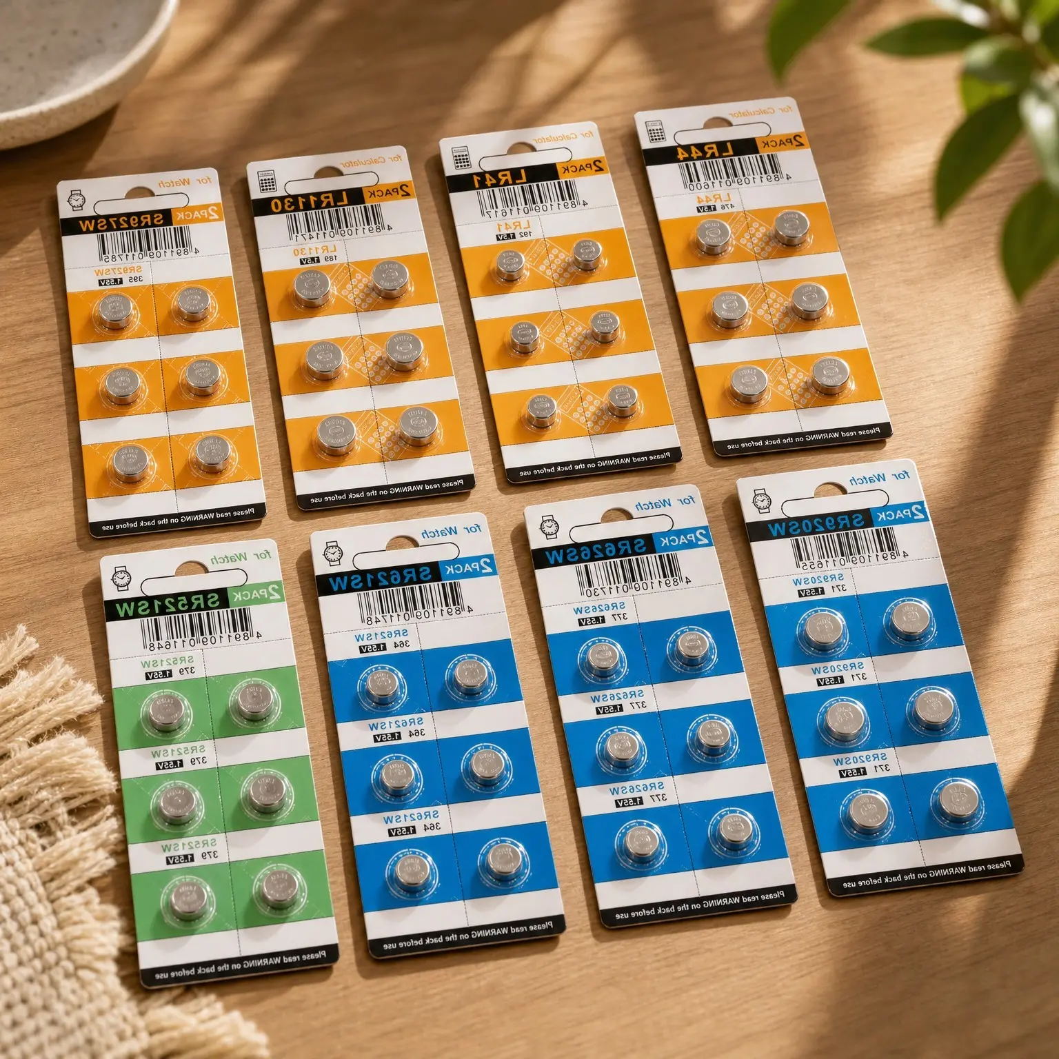 80PCS Assorted Alkaline Button Coin Cell Watch Batteries - AG0 AG1 AG3 AG4 AG6 AG7 AG10 AG13 LR41 LR44 1.5VGift