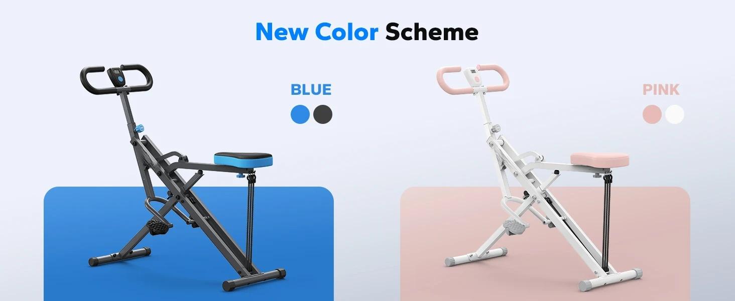 Squat Machine 2in1 Squat Rowing Machine Easy Setup Foldable Exercise Equipment Glute Trainer Machine Glutes Leg Home Fit