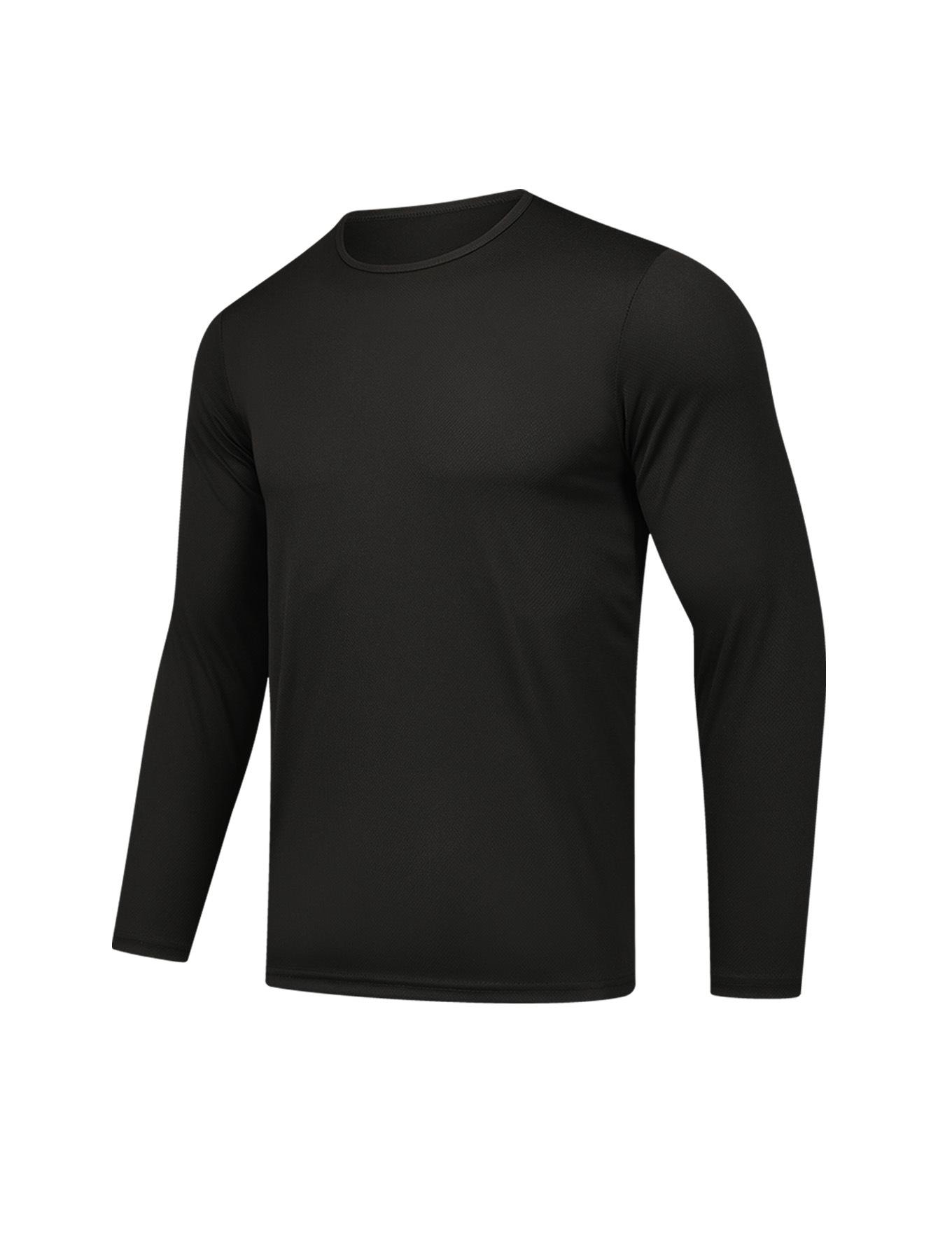 6-Pack Men's Quick-Dry Athletic Casual Long-Sleeve T-Shirts for Outdoor Fitness Running & Training Wholesale in Assorted Colors