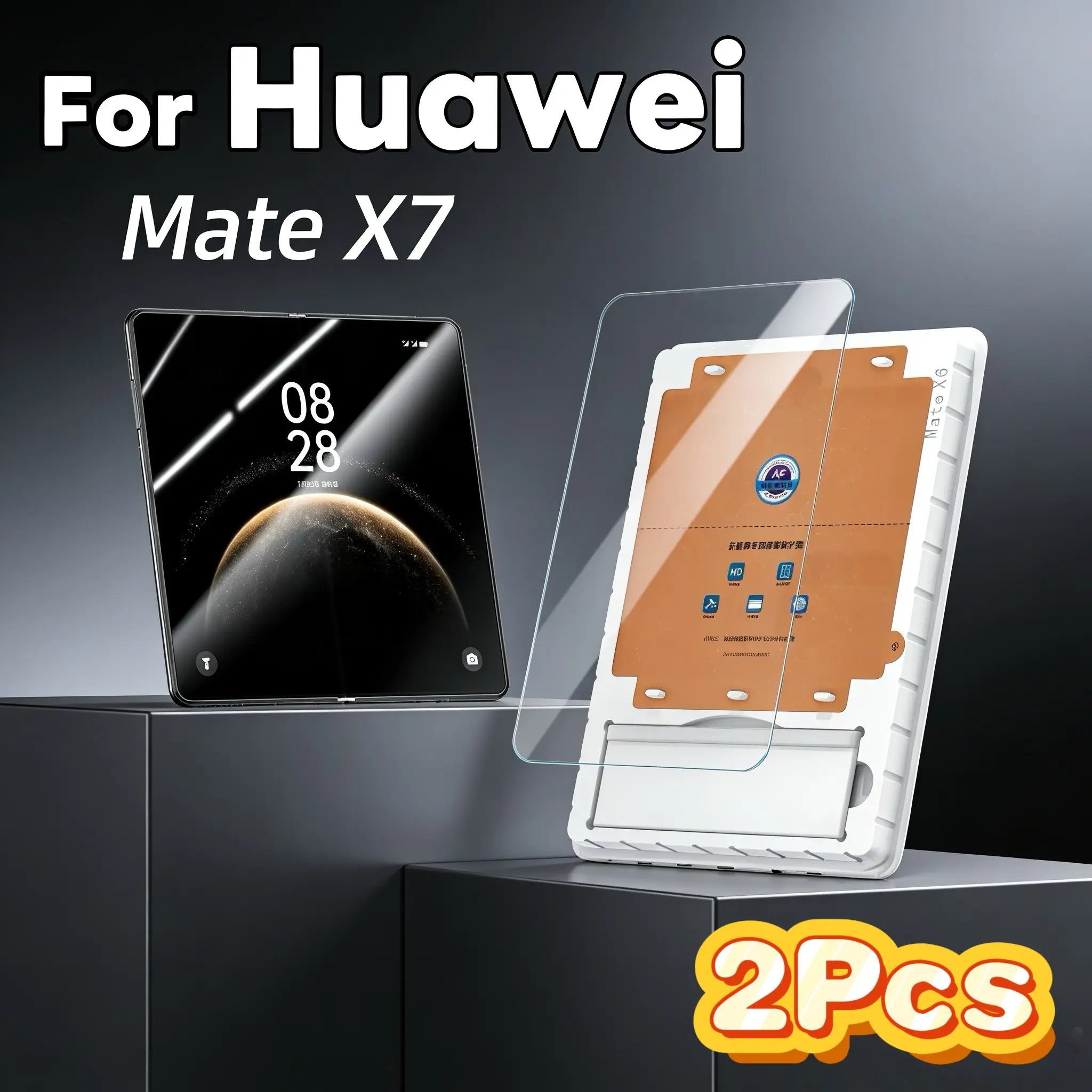 Huawei Mate X7 HD Foldable Screen Protector Film, 2-Pack High-Definition Protective Cover, Durable Scratch Resistant Design