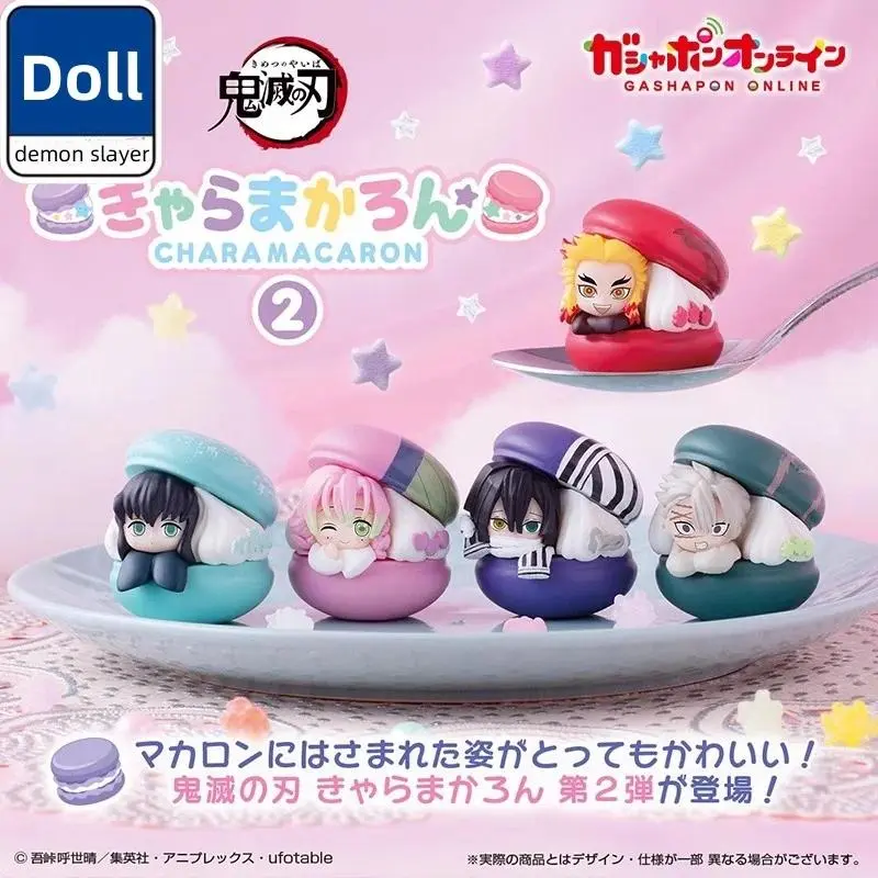 Genuine Demon Slayer Style 2 Gacha Mitsuri Kanroji-Muichiro Tokito Ornament Doll, Anime Fans Gift, Children's Birthday Gift for Home Decoration