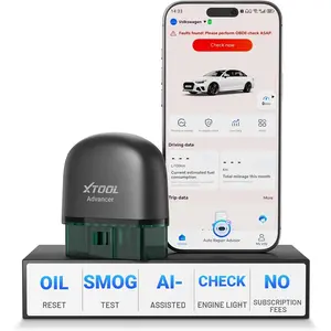 Advancer AD20 Pro AI-Assisted  OBD2 Scanner Diagnostic Tool,  Code Reader for &Android,  System Scan Tool with Free Updates -Check Engine, Oil Reset, Performance/ Test