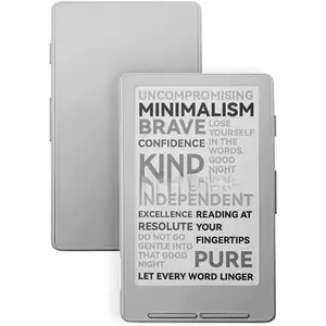 X4 E-Book Reader (Developer Edition), 4.3" Pocket E-Ink eReader, Physical Page-Turn Buttons, Ultra-Thin 0.23" & 2.72 oz, - Design, Distraction-Free Reading, 16GB, Mist Gray