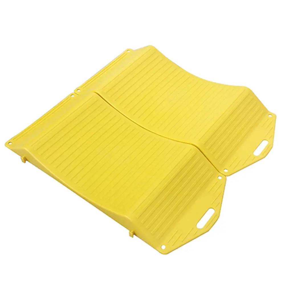 2-Pack / Tire Ramp Protectors, Car Tire Protection, RV Tire Guard, Anti-Slip Curved Ramp, Wheel Safety Device