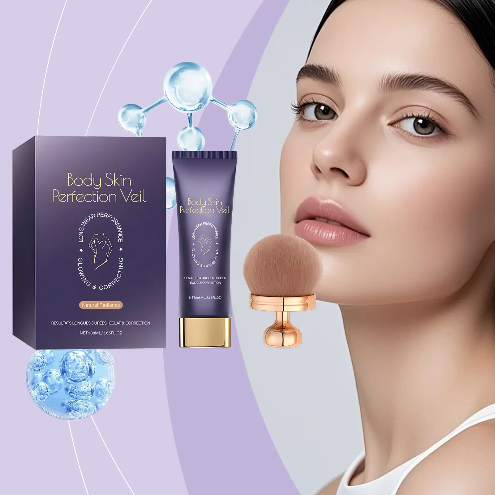 MOSMIA Body Concealer Care Cream, Daily Moisture-Locking Facial & Body Skin Tone Balancing Cream, Hydrating Cover Cream Suitable for All Seasons