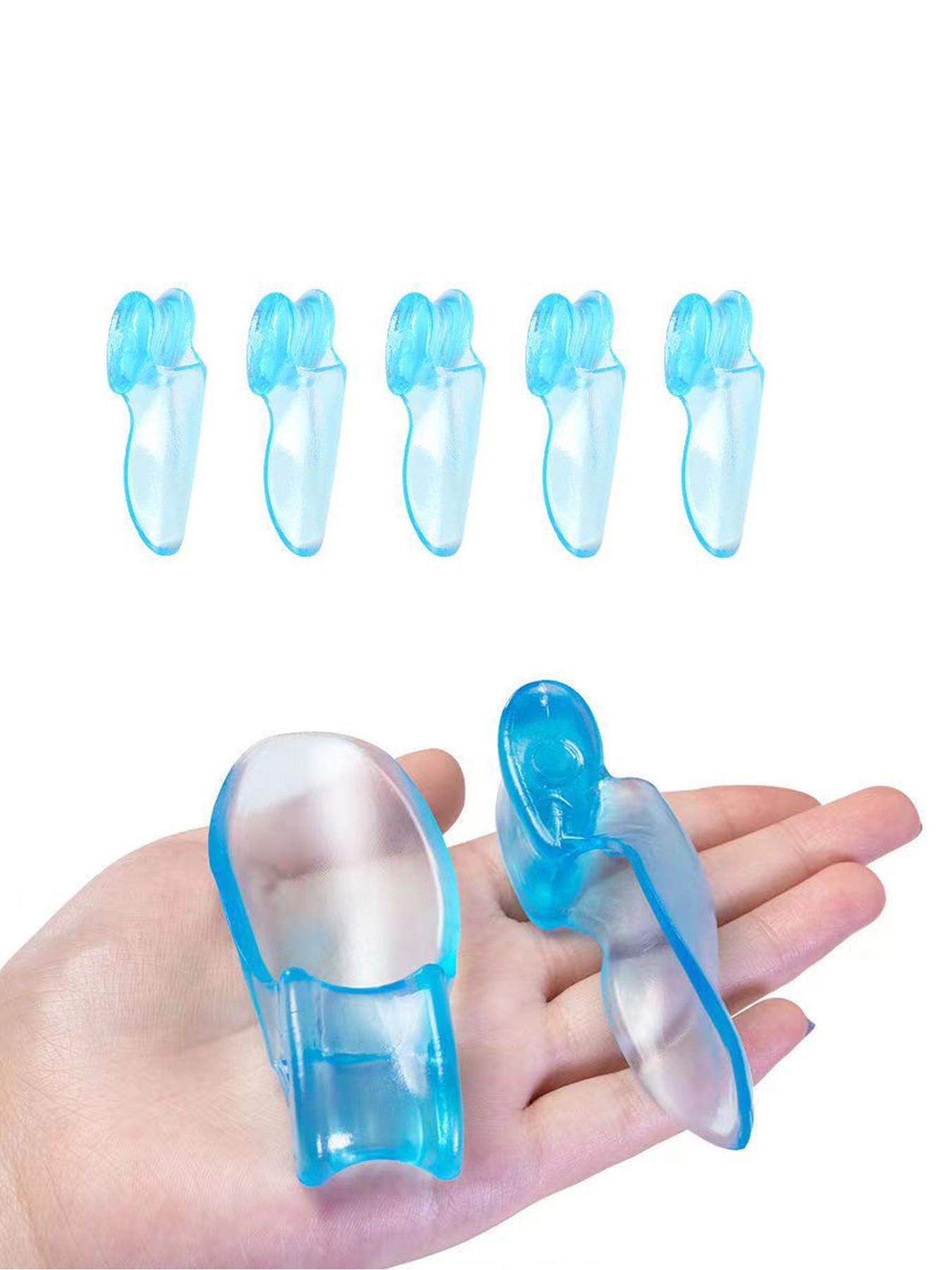 Soft Silicone Toe Sleeves, Bunion Big Toe Corrector, Hallux Valgus Protector, Pedicure and Foot Care Tool for Women and Men, Toe Separators