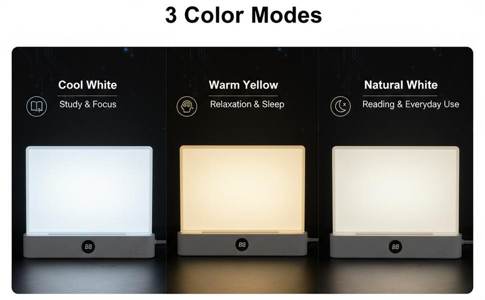 2026 New FlatBook Light, Portable Rechargeable Reading Light with Timer, Dimmable LED Desk Lamp for Book Lovers