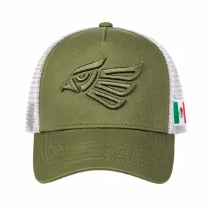 Unisex Mexican Eagle Label Baseball Net Caps Spring Summer Outdoor Adjustable Casual Hats Dad Hat Sunscreen Hat Snapback Trucker Hats Black Snapback