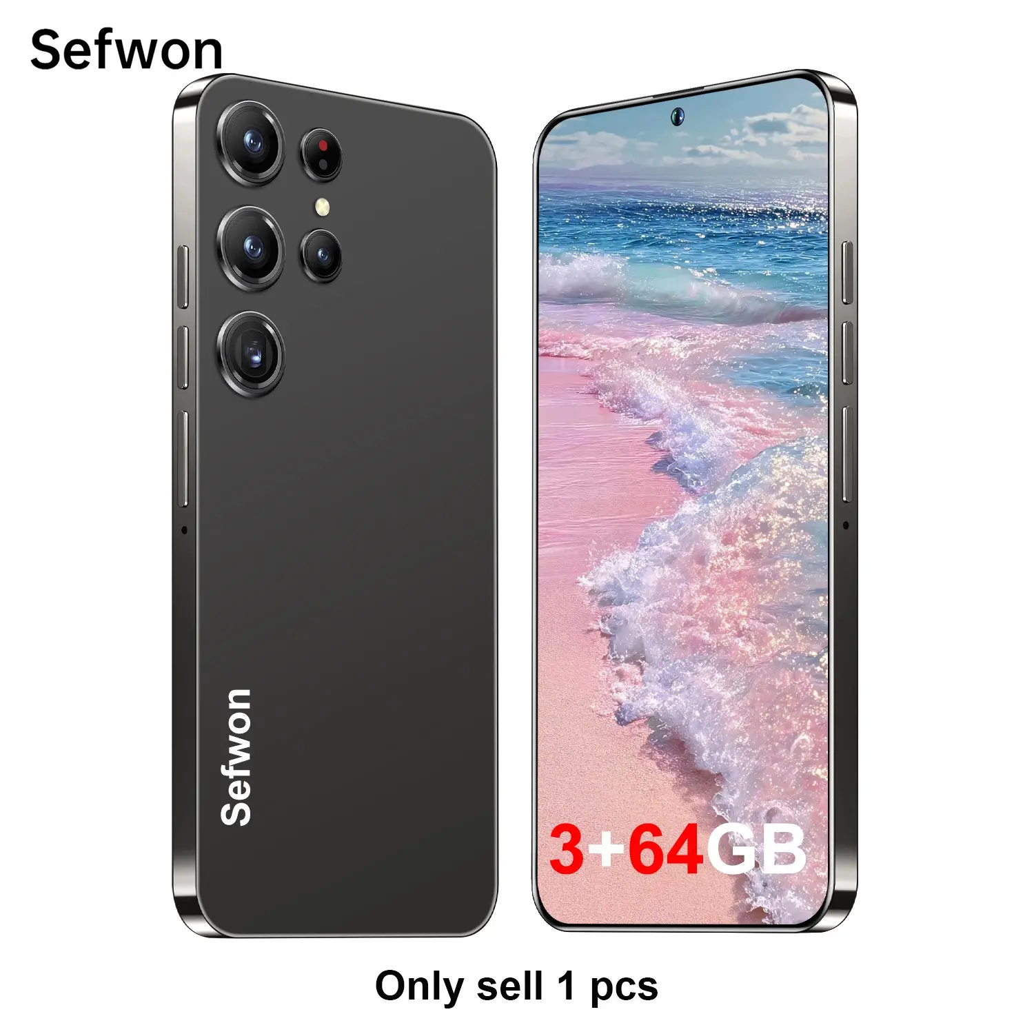 Sefwon2026 New Smart Android Phone, 4g Network, Dual Sim Slots, 6.56-Inch Screen, Octa-Core Cpu, Android 10, 3gb+64GB Storage, 3800mah Battery