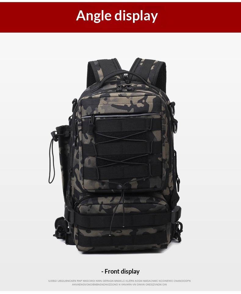 Multifunctional Tactical Backpack Outdoor Large Capacity Travel Sports Hiking Bag Multi-compartment Lure Fishing Bag