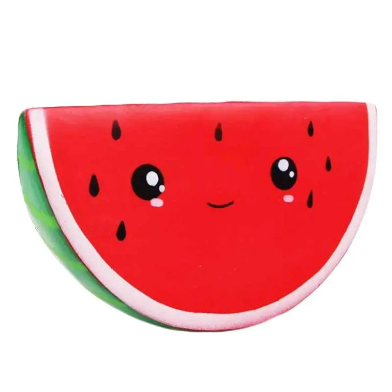 Jumbo Kawaii Look Watermelon Squishy - Slow Rising, Bread-Scented, Simulated Fruit Squeeze Toy, 16*8*5cm Kids Safe Stress Relief Gift for Home & Festive Party Supplies