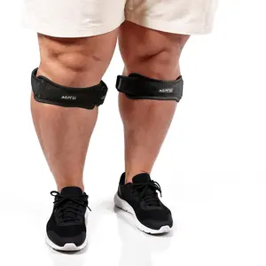 Pl Size Knee Brace for Women & Men, Pain Relief Patella Tendon Knee Strap 2 Pack, Adjtable Knee Support Band for Running Weightlifting Baseball Tennis Volleyball Jogging Bicycle Climbing, 20.87-27.56in