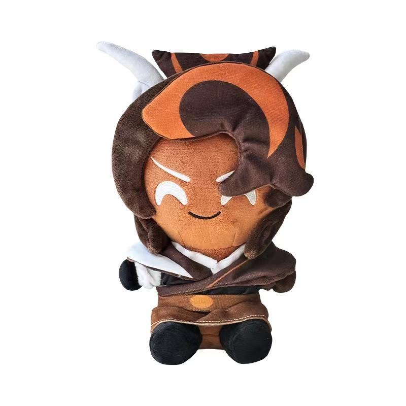 New In Stock Cookie Run: Kingdom Shadow Milk Cookie Anime Figure Plush Toys 25cm Shadow Milk Cookie Doll Custom Toys Kids Gift stuffed