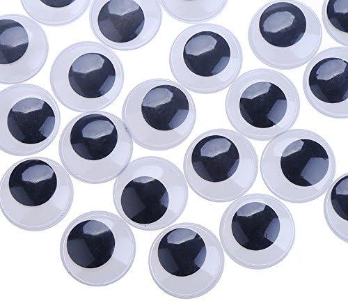 20mm 500 count Round Wiggle Googly Eyes with Self-Adhesive