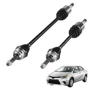 VEVOR CV Axle Shaft Assembly, 2 Pieces Front Left Right (Driver and Passenger Side), Automotive Replacement CV Joint Axles Pair Compatible with 2009-2018 Toyota Corolla, Alloy Steel Carbon Steel