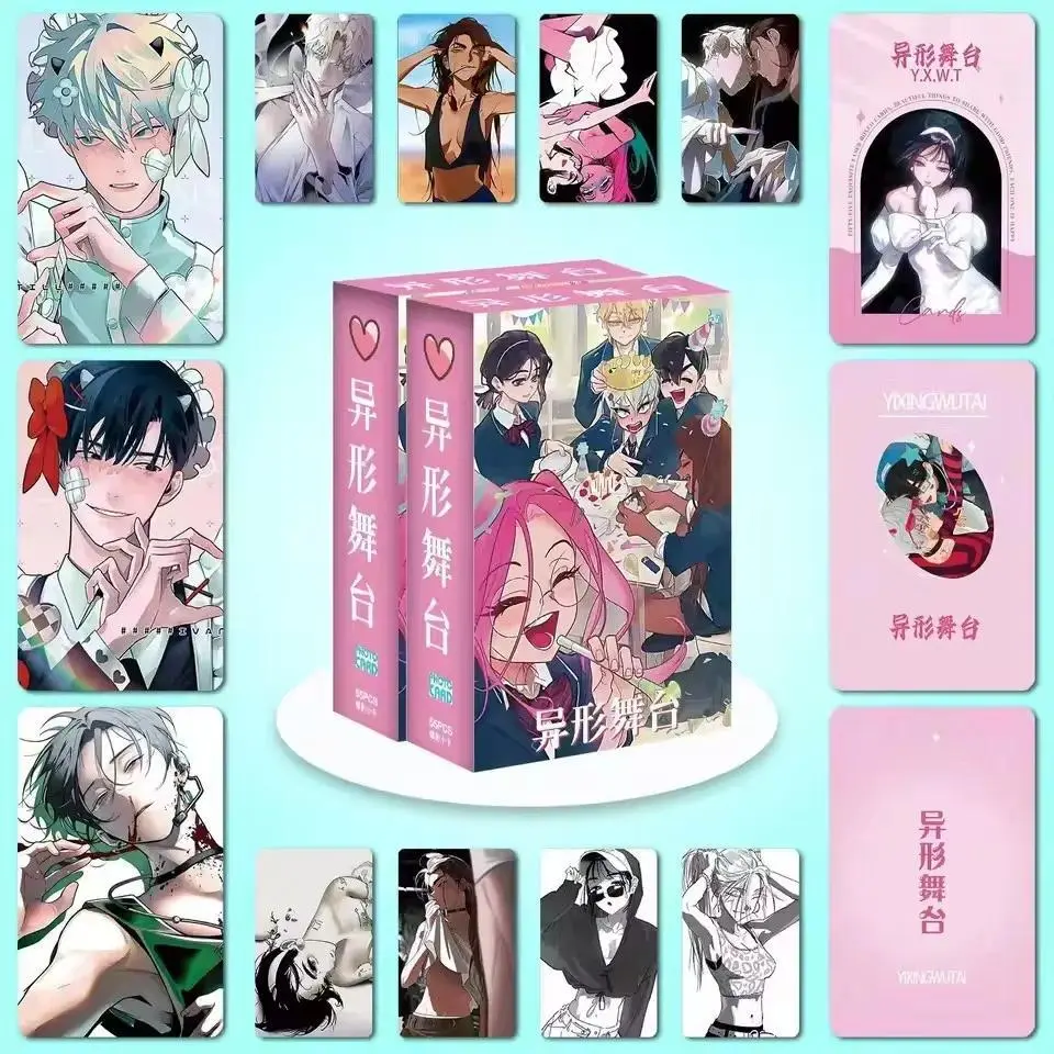 Alien Stage Anime Small Card 55pcs 3inch Photo Cards LOMO Card Photocard for Fans Collection Kids Firends Gift for Fans Postcard