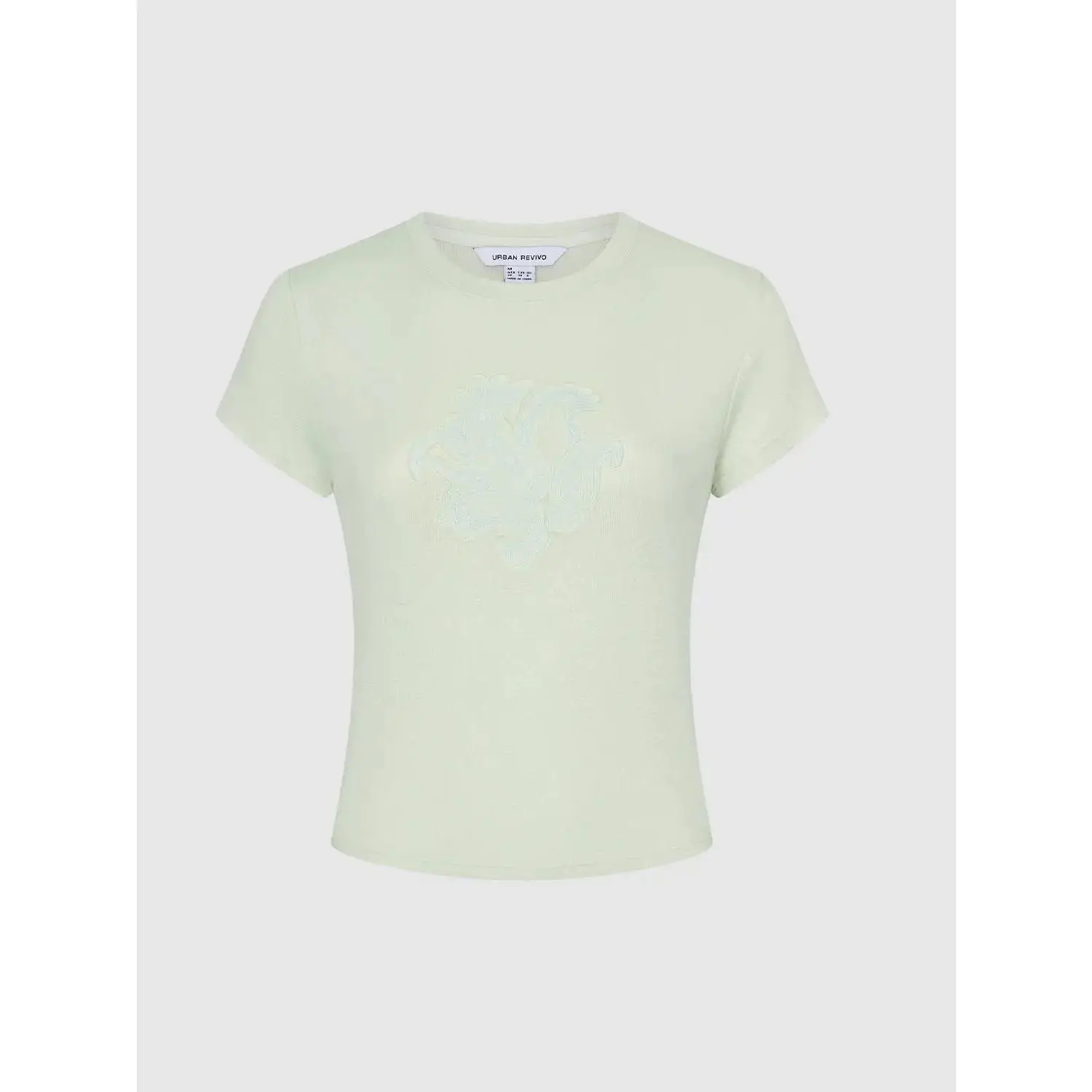 URBAN REVIVO Embroidered T-Shirt