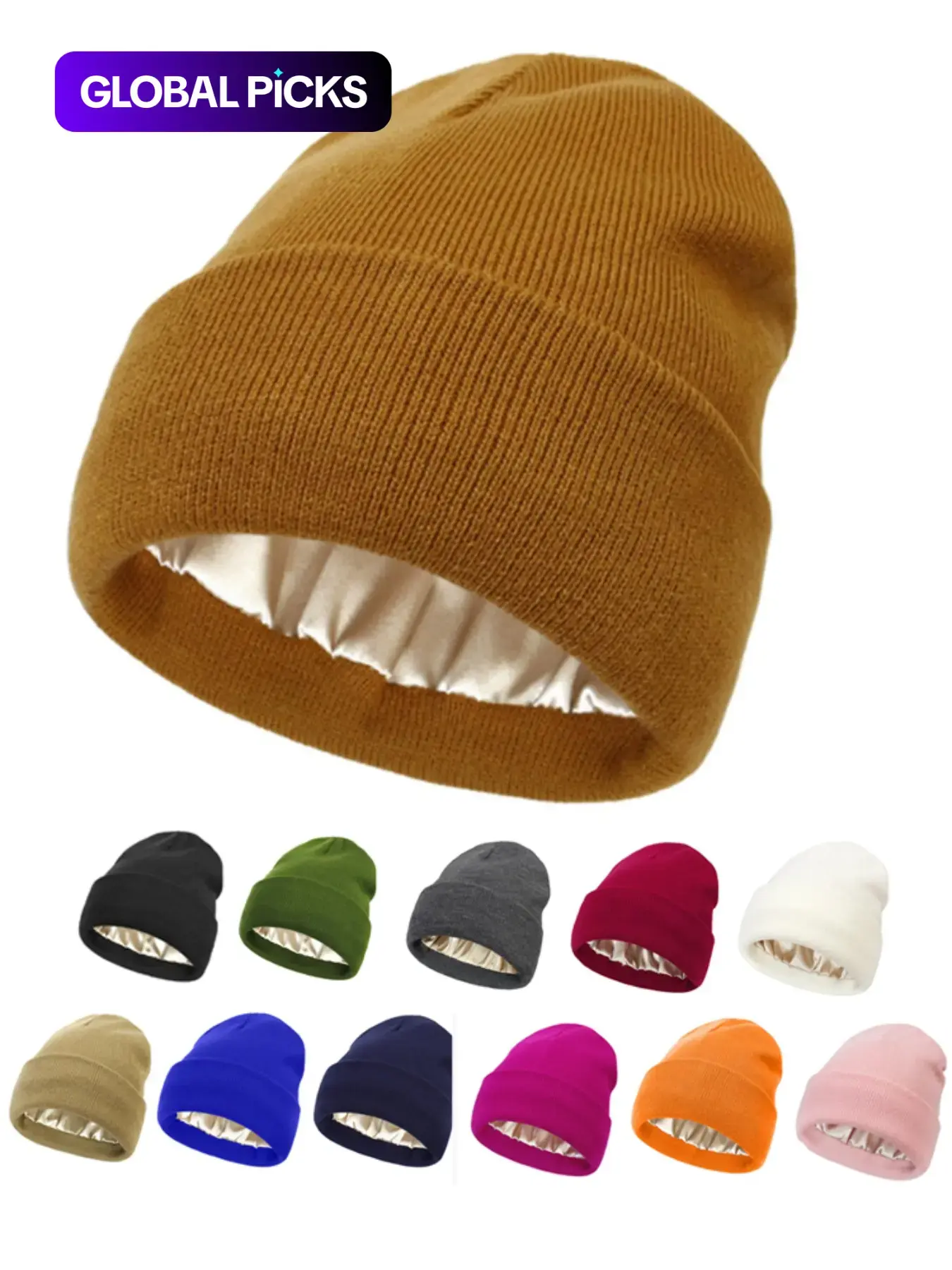 Solid Color Cozy Beanie Hats for Men, Boyfriend Gifts, Fall & Winter Outdoor Knitting Warm Hat for Men & Women, Fitted Hat, Daily Clothing Decor