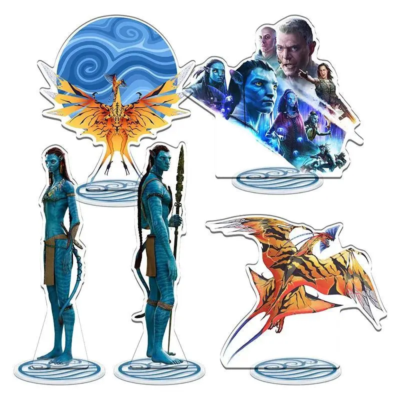 MovieAvatar 3 Fire Ash Jake Sully Figure Acrylic Stand Varang New Staning Plate Toruk Statue Neytiri Standing Plate Xmas Pendant