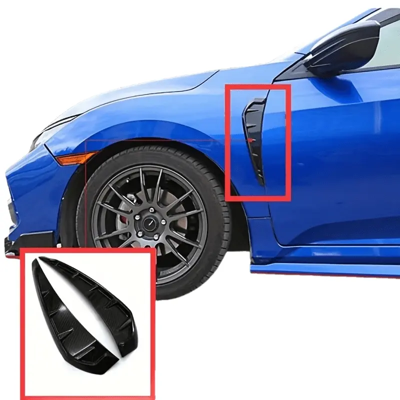 Car Leaf Plate Modified with False Air Inlet - Make Your Car Look New, Car Accessories