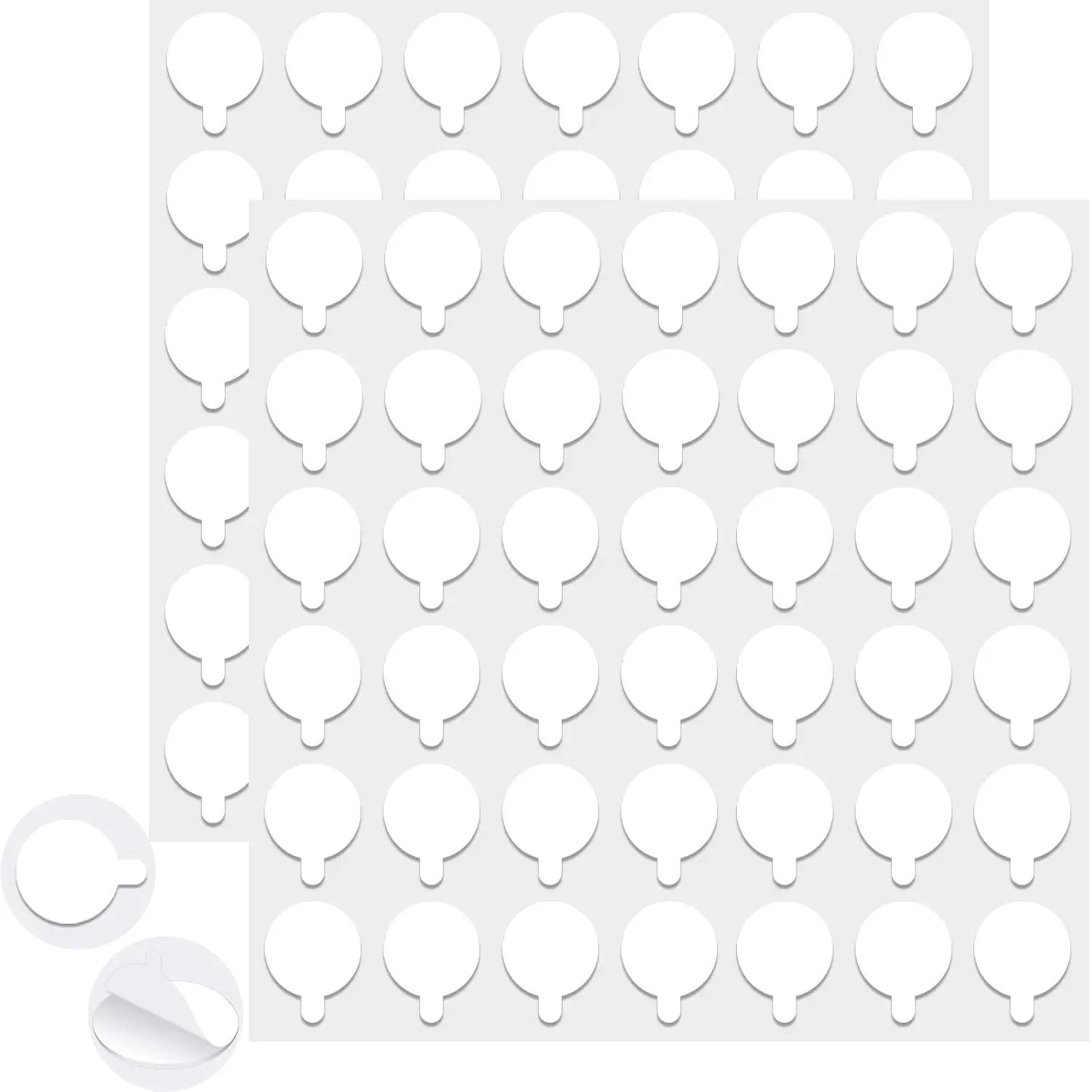 Adhesive Dots Double Sided, Clear Museum Putty, Sticky Tack Glue Removable Mounting Putty for Wall , Crafts, Balloons, Poster, Museum, Decorations