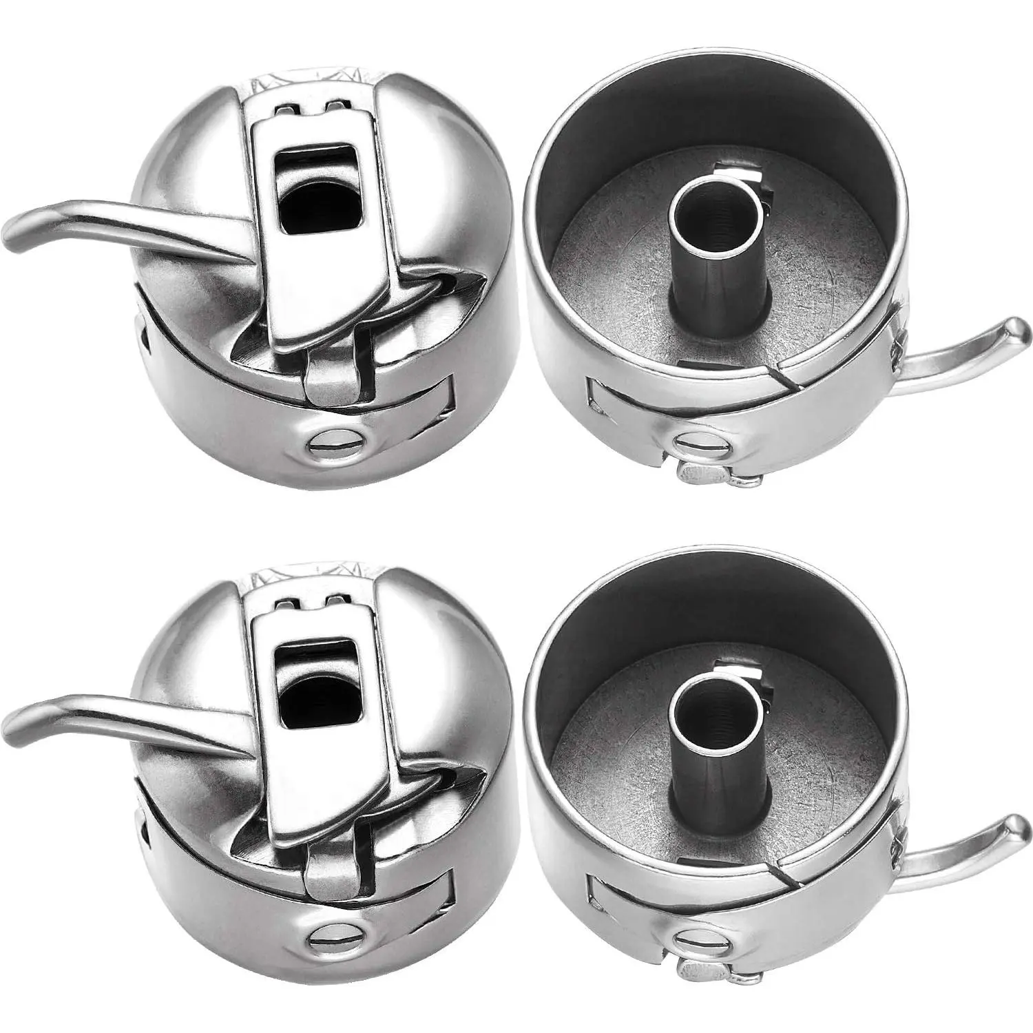 Sewing Machine Bobbin Case Stainless Steel Bobbin Case for Front Loading 15 Class Machines Suitable for Household Sewing