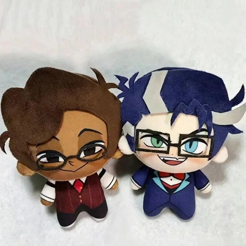 2026 New 10cm Hazbin Hotel Pendant VOX Plush Doll Cartoon Keychain Alastor Stuffed Toy Doll Fans Collect XMAS Present Gift