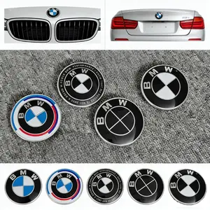 💰Budget Friendly 74MM 82MM BMW Hood Trunk Emblem Badge Compatible With E46 E90 F30 F10 F20 G20 E87 E60 E63 F01 F02 G14 E83, anti-corrosion wear-resistant design, cost-effective solution for missing or scratched factory car logo accessories