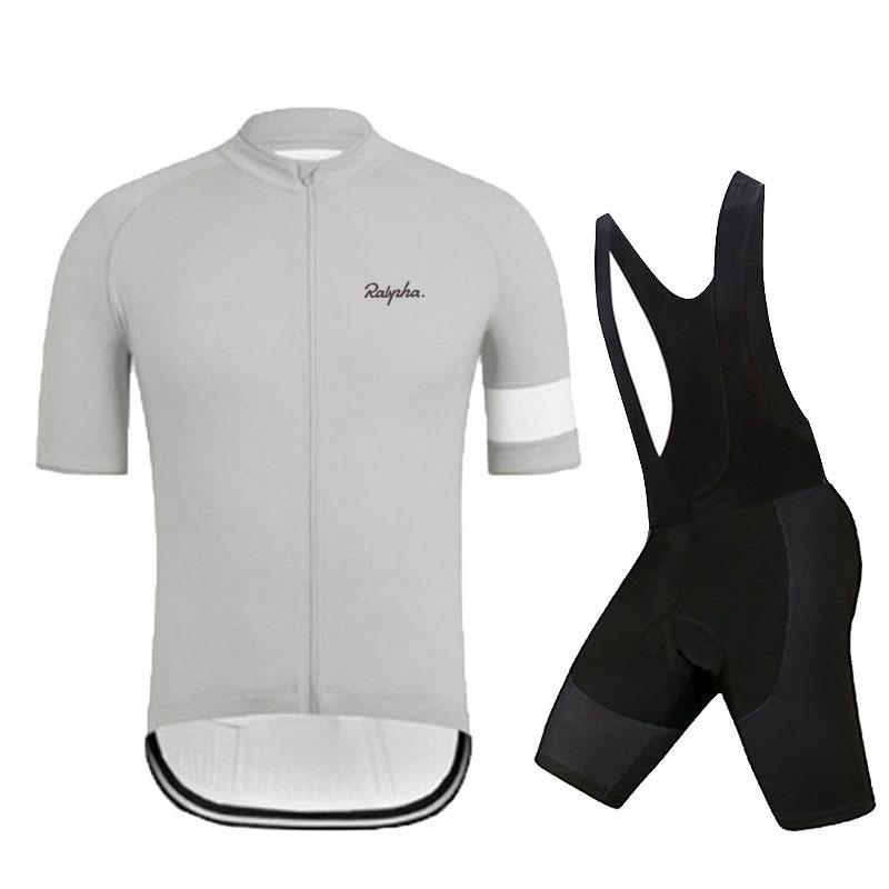 New summer cycling suit men's mountain bike white short-sleeved top competitive road cycling clothing cycling suit bib tracksuits men