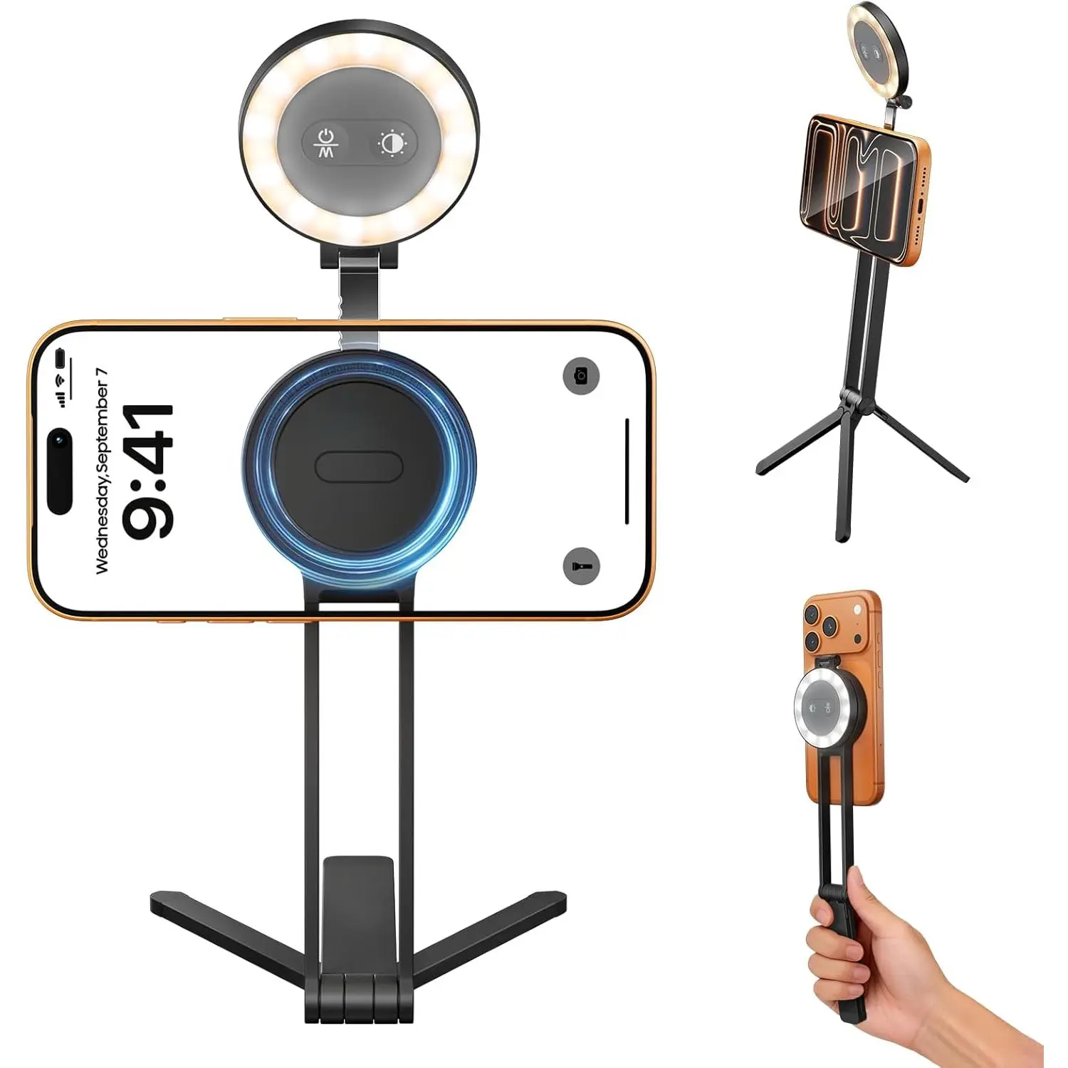 2 in 1  Selfie Light Tripod for  for Magsafe Tripod