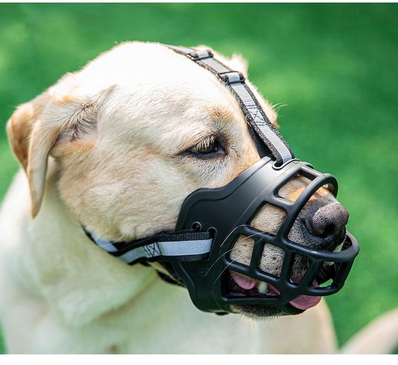 Adjustable Breathable Dog Muzzle Anti-Bite Anti-Bark Anti-Chew Pet Safety Mouth Cover for Small Medium Large Dogs