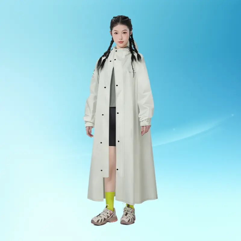 Long Oxford Cloth Integrated Rain Poncho for Men Women Students, Full-Body Heavy Rainproof Cover for E-bike & Motorcycle Riding