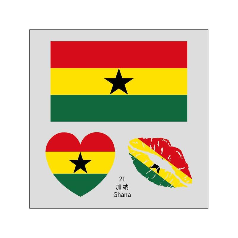 A small gift is included with your order2026 New Design USA, Canada, and Mexico World Cup Flag Temporary Tattoos, Football Match and Sports Event Water Transfer Face Stickers