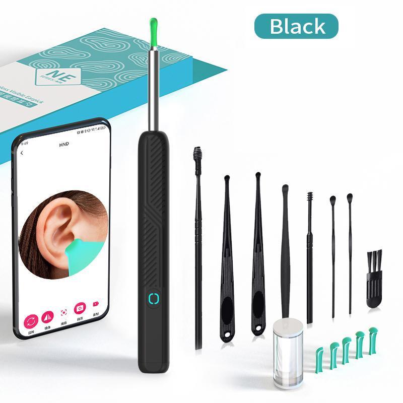 Electric Earwax Removal Tool with Camera, Portable Waterproof Ear Cleaning Kit with Type-C Charging, Earwax Remover Set