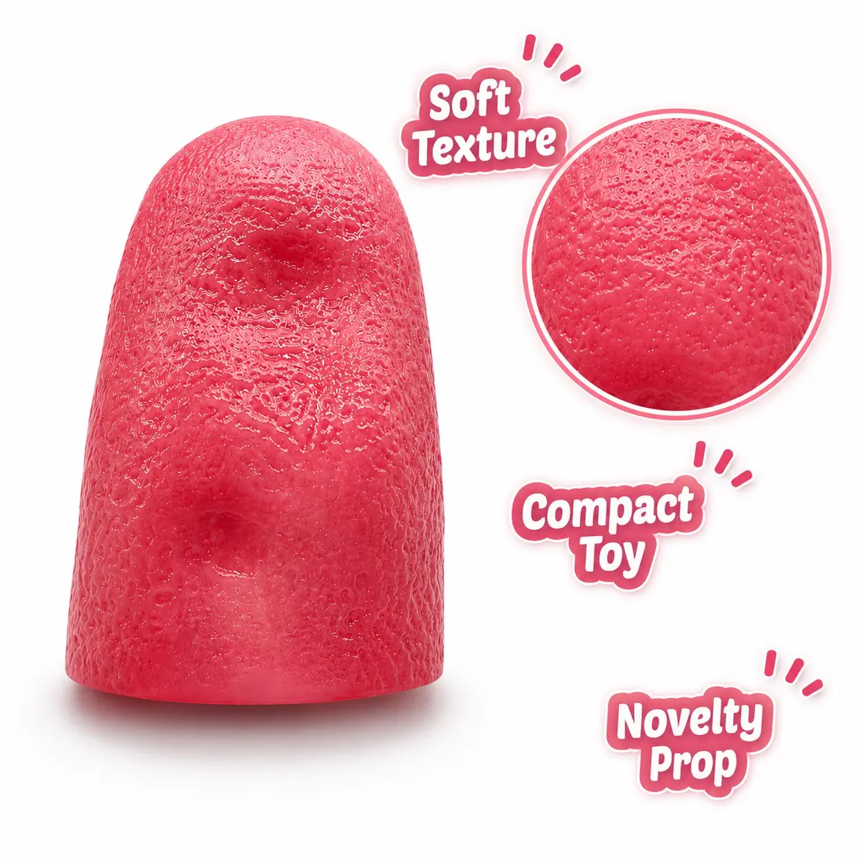 Prank Magic Prop Fake Tongue, Realistic Extendable Tongue, Perfect for Halloween Costume Parties, Surprise Laughs Guaranteed, Creepy, Spooky