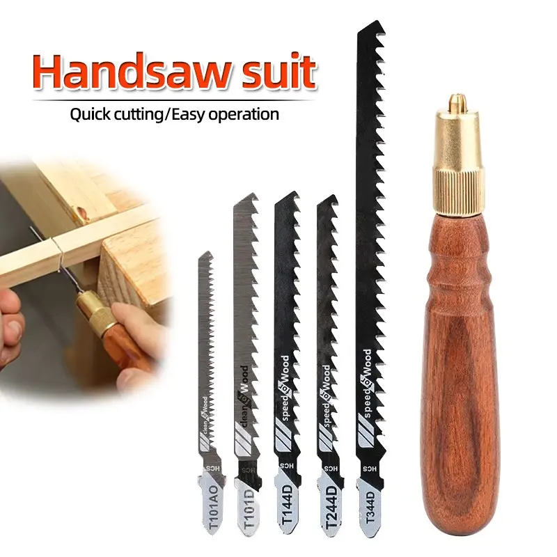 Mini Portable Hand Saw Model Tools DIY Handheld Craft Saw Blades Hand-held Model Hand Saw Kit Engraving Cutting Small Saw Woodworking Hand Tools
