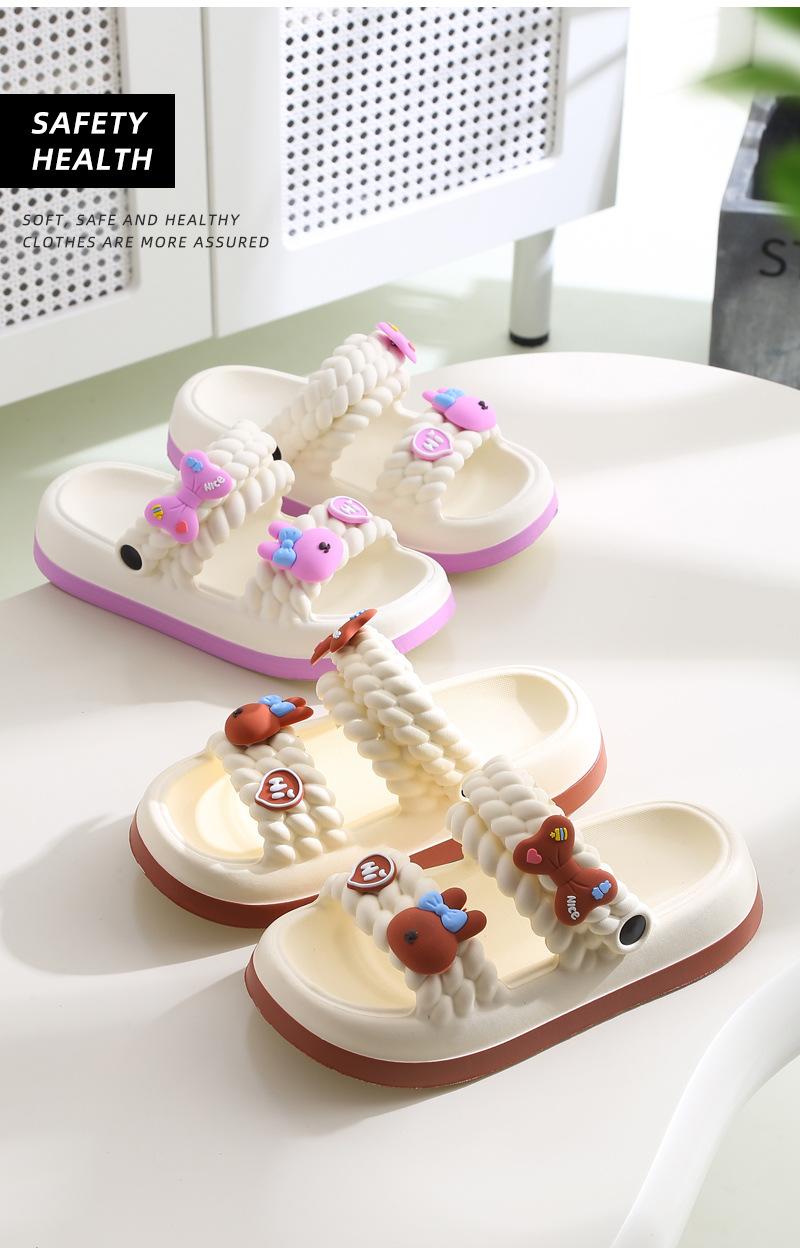 New thick-soled women's slippers, non-slip cute sandals