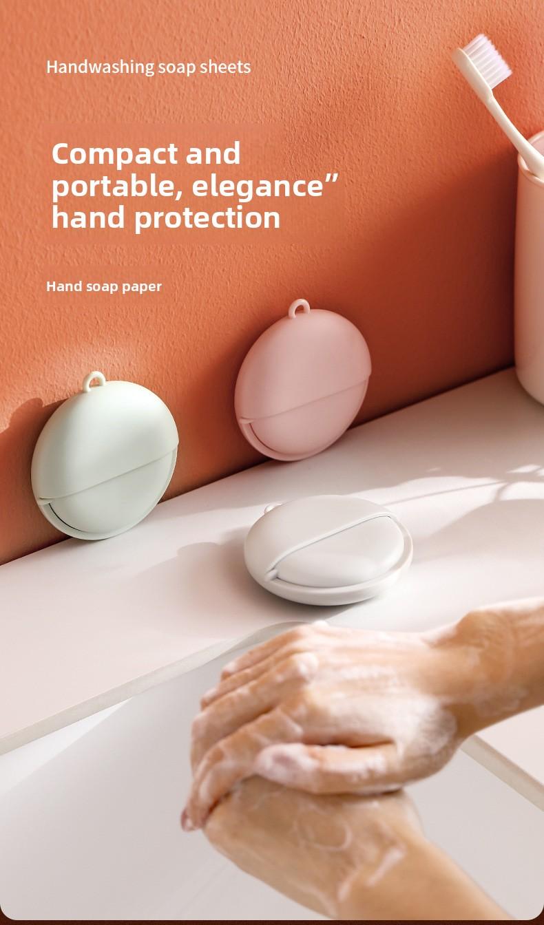 FaSoLa Antibacterial Soap Sheets Portable Paper Soap for School and Outdoor Travel