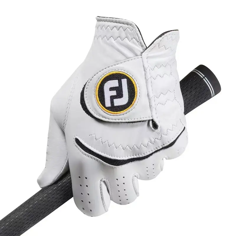 Male Golfing Glove - Full-Grain Genuine Lambskin, Professional Player Style, Enhanced Grip