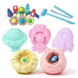 Space Planet Digging Archaeology Kit, Gemstone Mining DIY Toy, Science Exploration Gift Box, Birthday Christmas Present