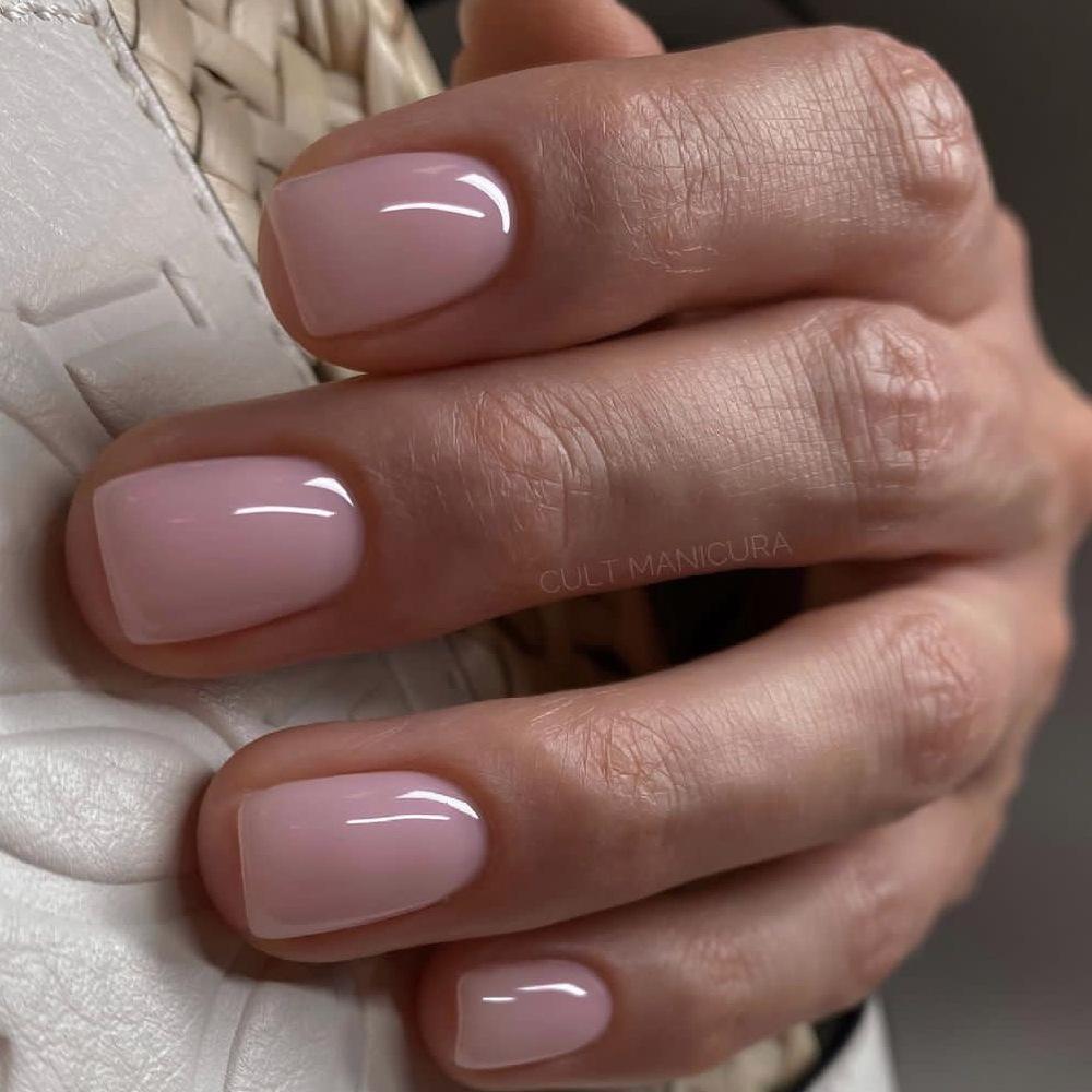 Wearable Women's Nail Art Wholesale Simple Medium-Long Square Solid Color Nail Tips Patch Wearable Nails