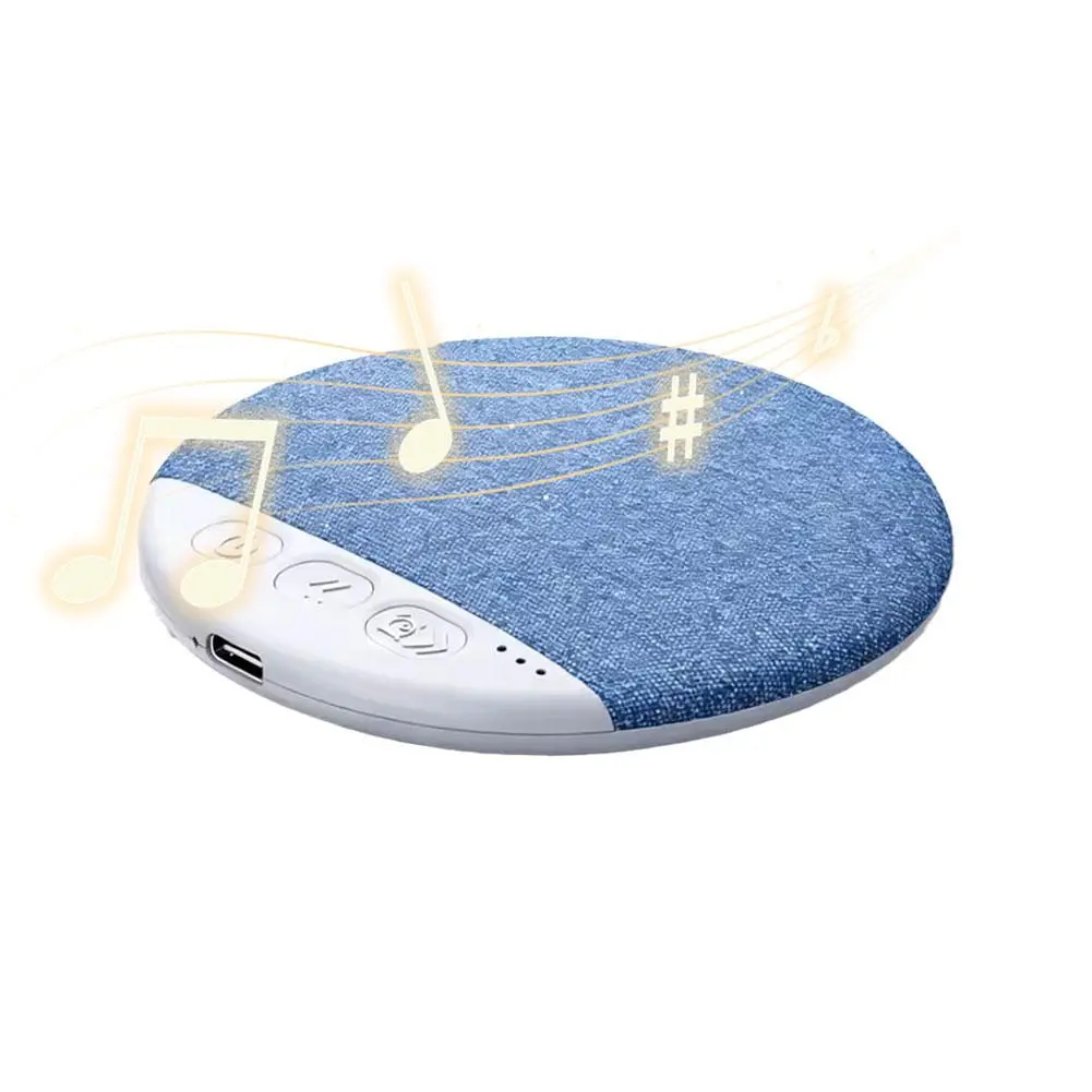 Speaker Bluetooth 5.4 Under Pillow Sound Machine - HiFi Stereo White Noise with 30/60/90 Min Timers for Bedroom