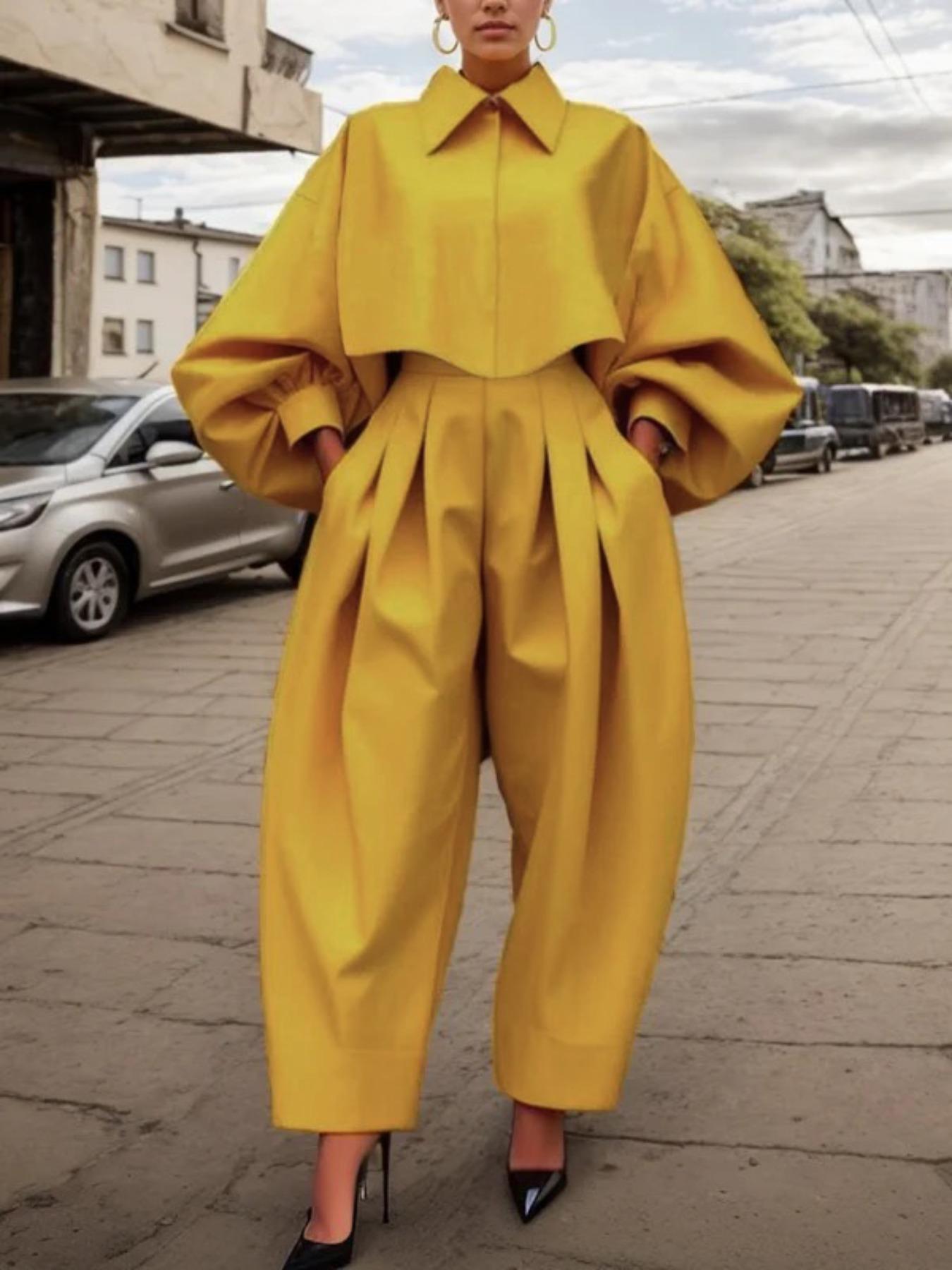 Women's Solid Color Pants, Casual Comfy Chic Trousers for Daily Wear, Ladies Bottoms for All Seasons, Vibrant Pants for Women