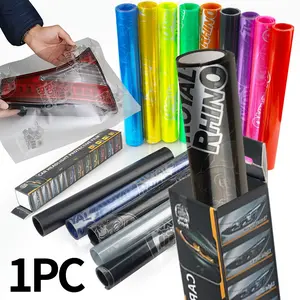 Car Headlight Protection Film, 30cmx120cm, 12 Color Options, Scratch-Resistant, Easy Installation, Durable Headlight and Taillight Cover